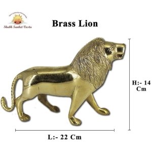 brass lion
